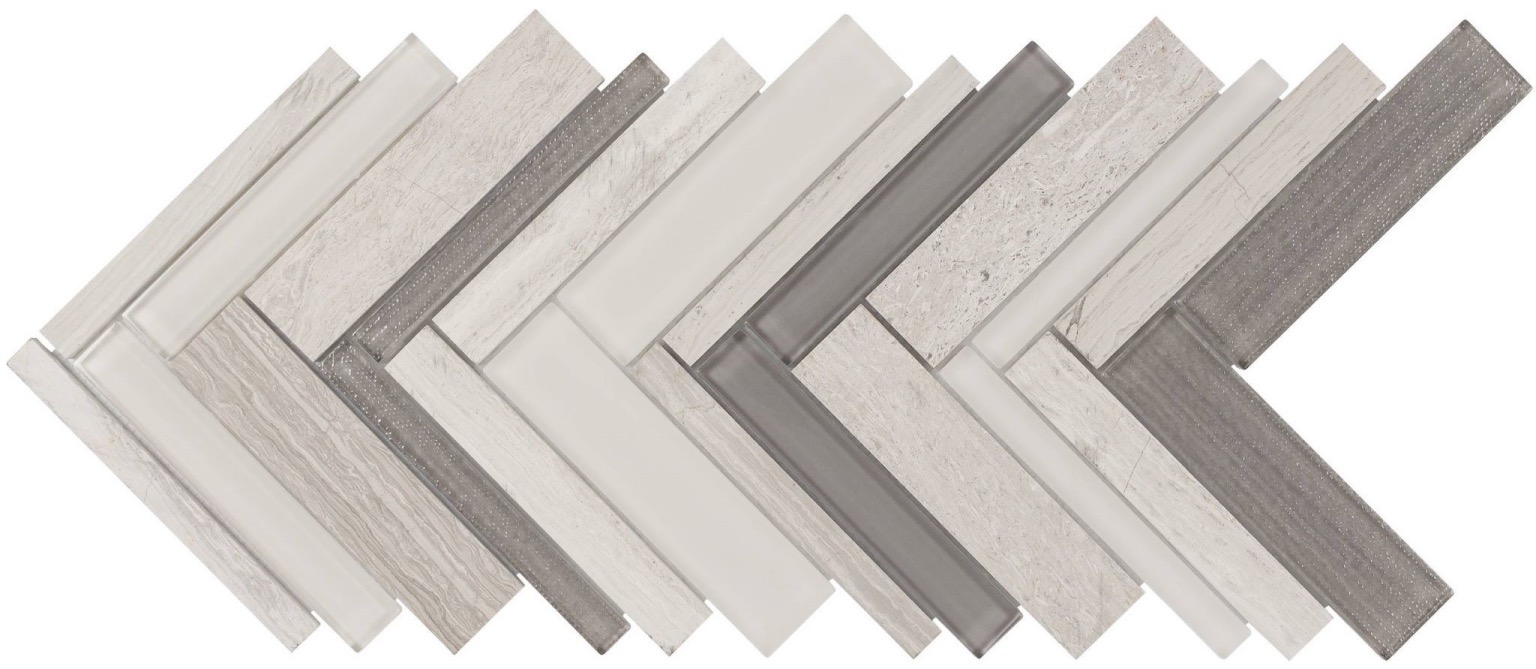 Herringbone Beige/Brown