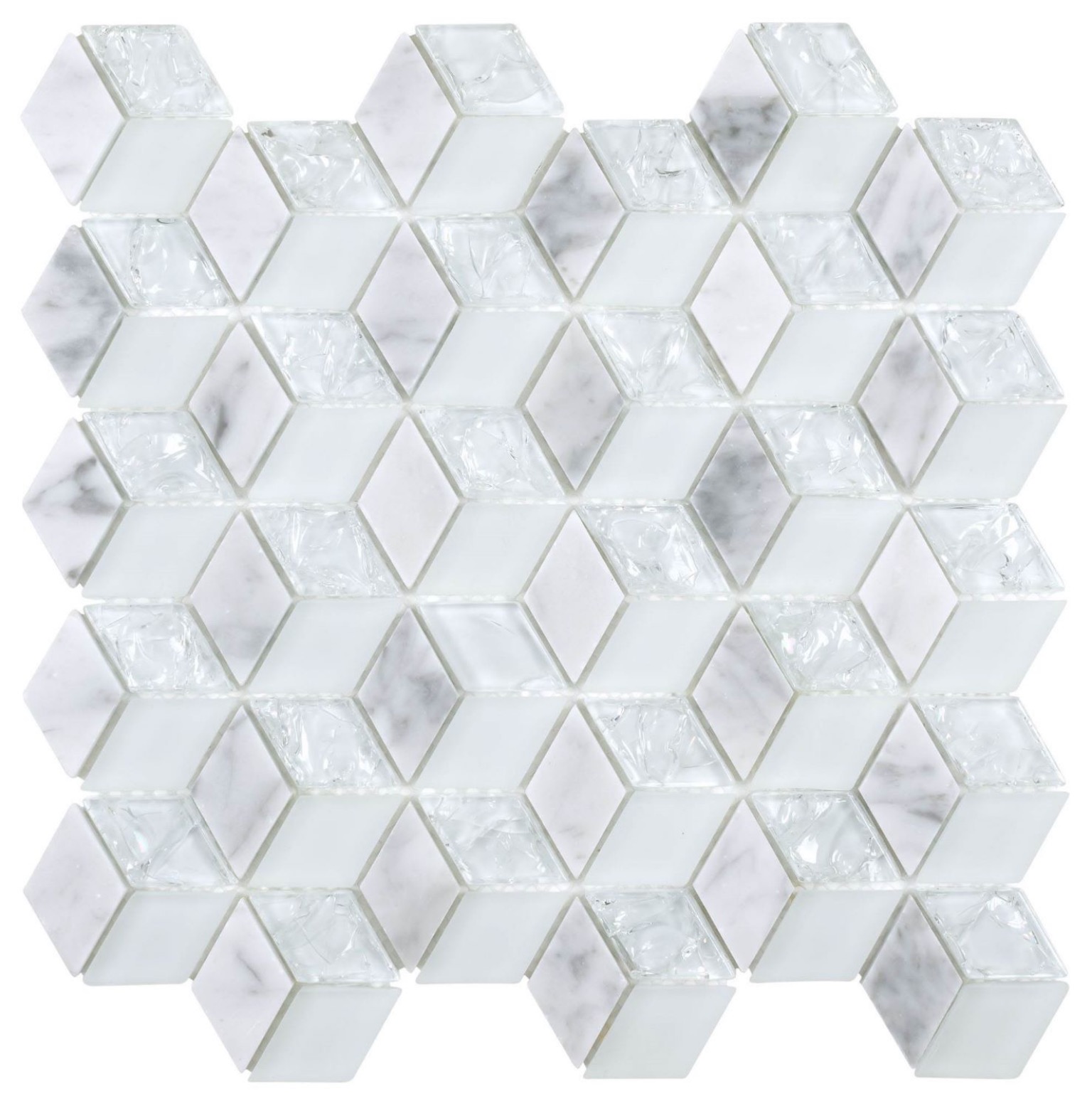 Rhombus White/Grey